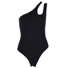 Load image into Gallery viewer, neon bodysuit female One Shoulder jumpsuit neon jumpsuit Sexy sleeveless women clothes 2019 combinaison femme plus size playsuit